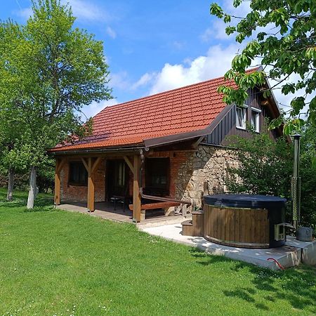 Holiday Home "Sleme" With Jacuzzi, Big Garden And Arbor With Fireplace Skrad Kültér fotó
