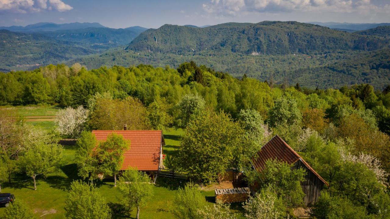 Holiday Home "Sleme" With Jacuzzi, Big Garden And Arbor With Fireplace Skrad Kültér fotó
