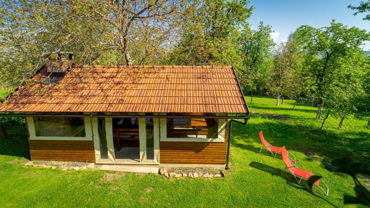 Holiday Home "Sleme" With Jacuzzi, Big Garden And Arbor With Fireplace Skrad Kültér fotó